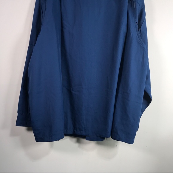 Habit Crayfish Long Sleeve River Shirt, Men's Size 3XL - Navy Peony - Picture 8 of 9